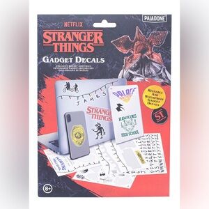 NWT Netflix Stranger Things 134 Waterproof Gadget Decals
